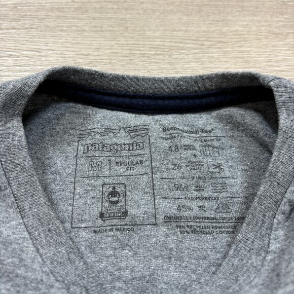 Patagonia Take A Stand Responsibili-Tee Wild Fish Waters Shirt Men's M - Picture 6 of 9